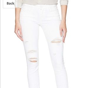 Paige Jeans, deconstructed, white, sz 31, skinny
